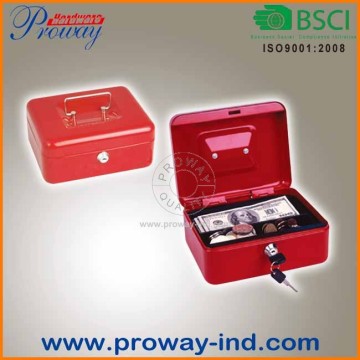 wholesale high quality portable metal cash box