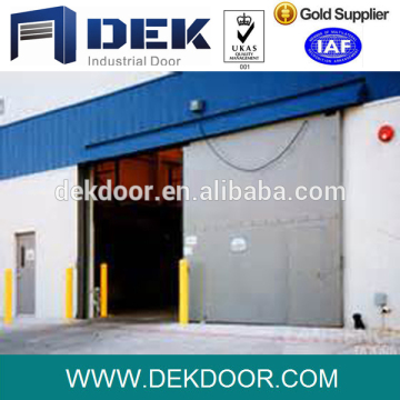 Horizontal aluminium angled sliding door