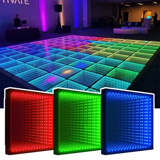 3D Infinity Mirror LED Dance Floor: Portable, Magnetic, and Perfect for Weddings and Events