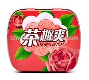 Rectangular Mint Tin Packaging/ Chewing Gum Canned Box