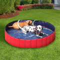 Piscine de chien pliable grand chien en pvc piscine