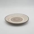 Bruin keramisch tafelwerk steengoed eetterset steengoed diner set keramische borden sets servies servies