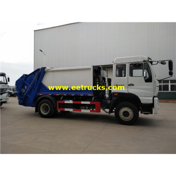 Camiones de residuos de compresión de 10 toneladas SINOTRUK