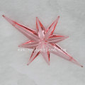 Sparking Acrylic Star Stub Bead Pendants for Christmas Tree Décor