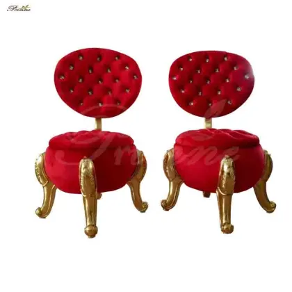 Luxurious Beauty Salon Nail Spa Master Chair with Pedicure Stool and Back Support