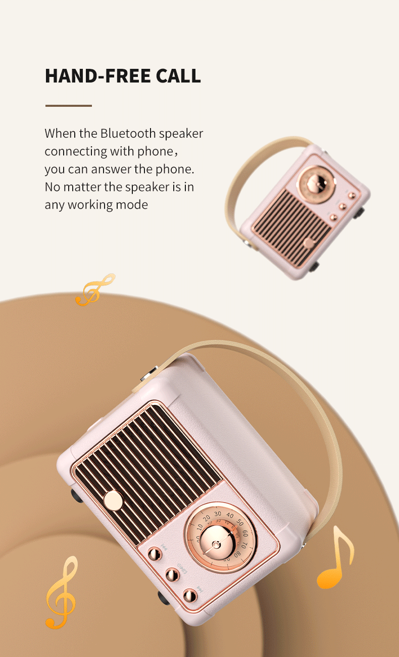 Hm 11 Mini Bluetooth Retro Speaker 6 Gif