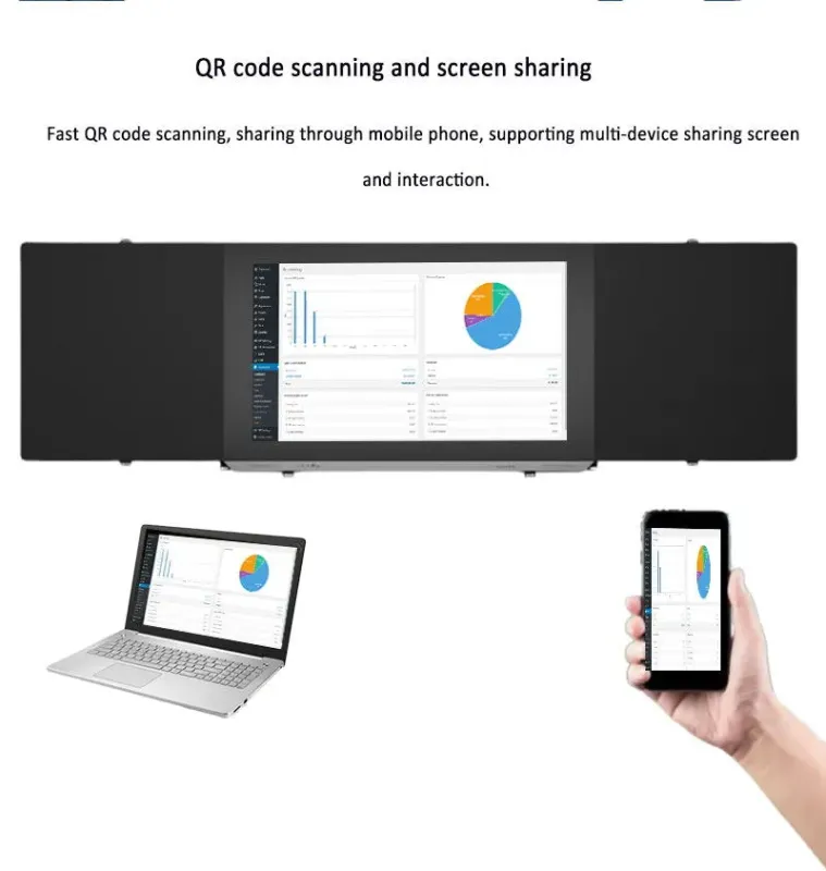 86 Inch 4K Interactive Smart Blackboard for Classroom
