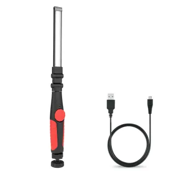 USB Rechargeable 360 Rotate COB LED Work Light with Magnet for Inspection and Car Repair