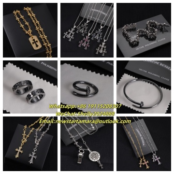 Wholesale Luxury 925 silver Jewelry necklace/ring/bracelet/brooch for lady/gentleman