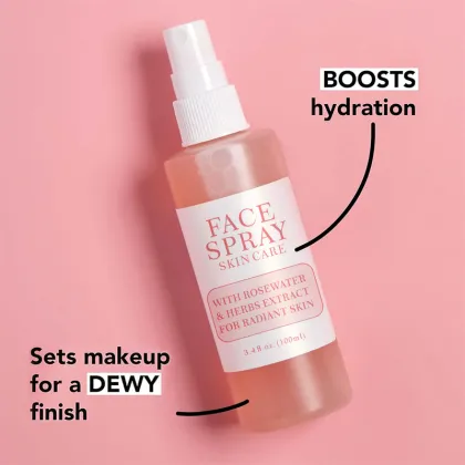 Korean Rose Mario Cucumber Green Tea Aloe Vera Soothing Hydrating Toner Spray