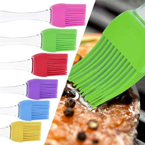 Silicone Bbq Baking Brush With PP Plastic Handle