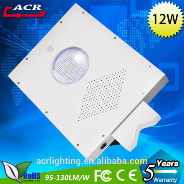 Cost-Effective Meanwell Driver Motion Sensor All In One Solar Led Street Light 12w