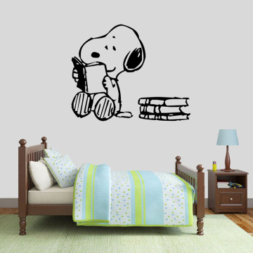 Wall Decal Read Books Vinyl Door Window Stickers Kids Bedroom Library Reading Room Interior Decor Cartoon Wallpaper E643