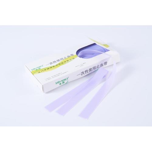 Purple Applanate Medical Disposable Tourniquet 50/Box