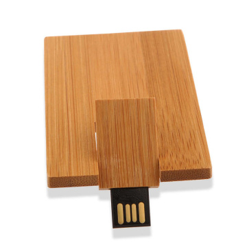 Hölzerne Karte USB-Flash-Laufwerk-Stiftdiskette