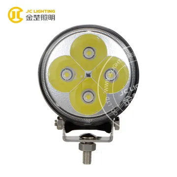 Wholesale 12w spot flood beam 12v waterproof car work light led, car parts accessories 4X4 offroad led light 12w led work light