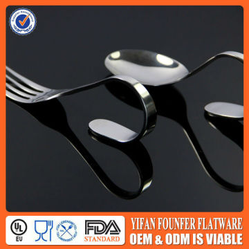 Hight Grade Stainless Steel Fondue Dinner Bend Spoons