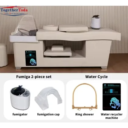 Convenient Massage and Hair Washing Bed