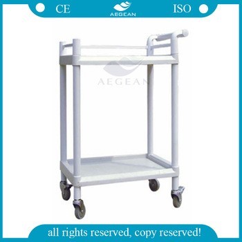 AG-UTA05 CE & ISO with pushing hand hospital emergency trolley