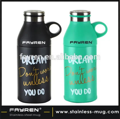 Stainless steel infuser vacuum flask/sports vacuum insulation water bottle