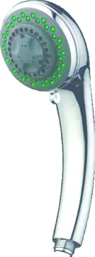 Five function type handle shower head in bathroom