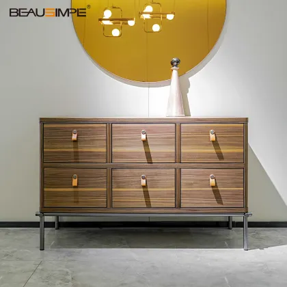Fendi Tiretto Cabinet Luxury Wooden Storage Unit