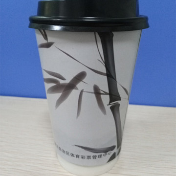 12oz 330ml take away custom printed double paper cups