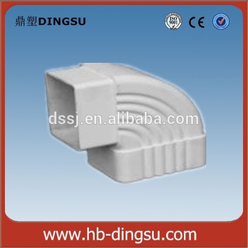 Plastic Pvc Rain Gutter 90 Degree Downspout Elbow, High Quality Plastic