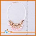 Kalung loket Pearl Pink putih di Pearl