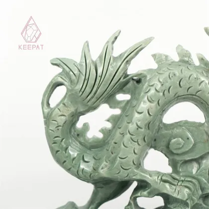 Wholesale Xiuyan Jade Dragon Carvings for Decoration