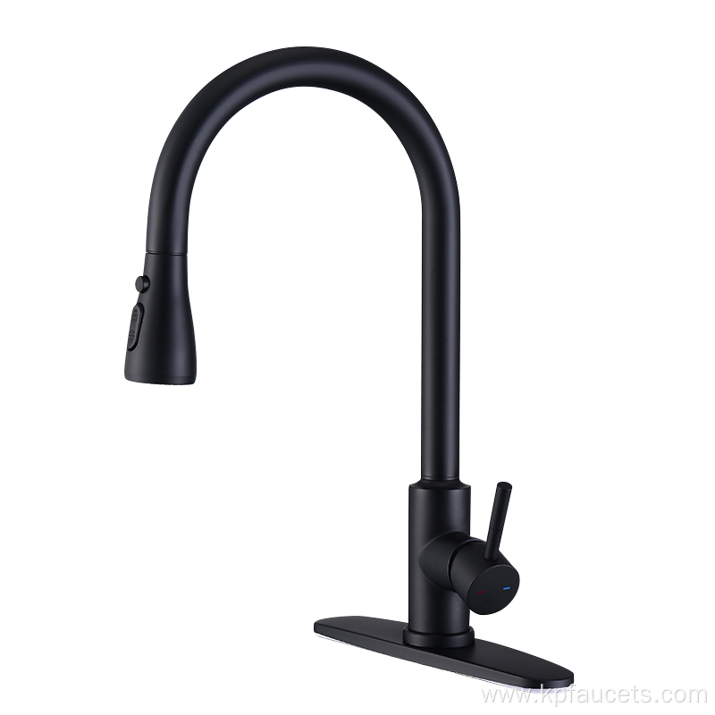 Matte Black Brushed Nickle Kitchen Faucet