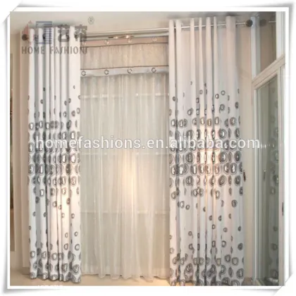 Yilian Curtains With Roller Blind Rod for Home Decoration