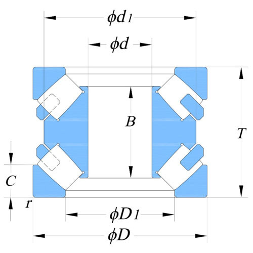 非对称推力调心滚子轴承