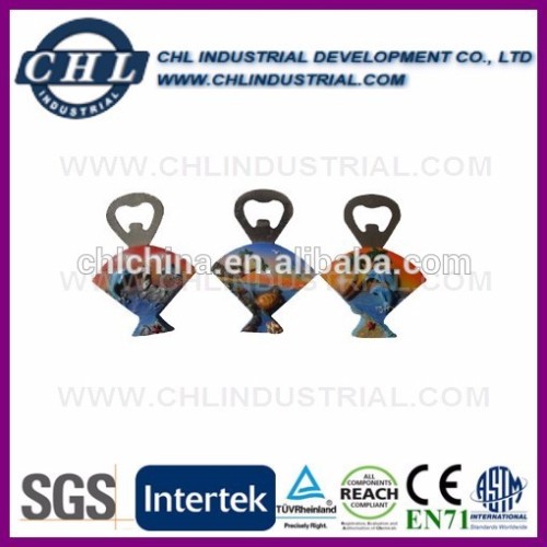 Wholesale bottle opener with polyresin head