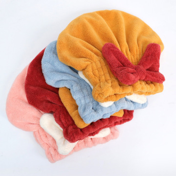 Coral Fleece Microfiber Hair Wrap Towel - Soft, Absorbent & Skin Friendly