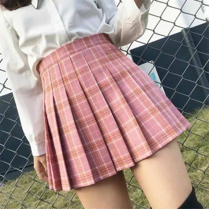 Pleated skirt female students 2019