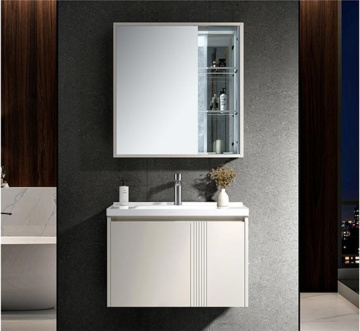 24-40 Inch Wooden Bathroom Vanities with Lighted Mirrors
