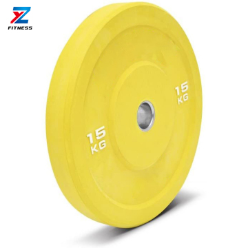 ZY Fitness Gym Weight Lifting Color Rubber Bumper Weight Plates
