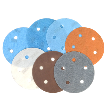 5 Inch 125mm 5 Hole Superfine Sanding Film Disc for Wet/Dry Sanding and Automotive Paint Polishing