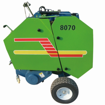 Mini 4x4 Farm Tractor PTO Round Hay Baler for Sale