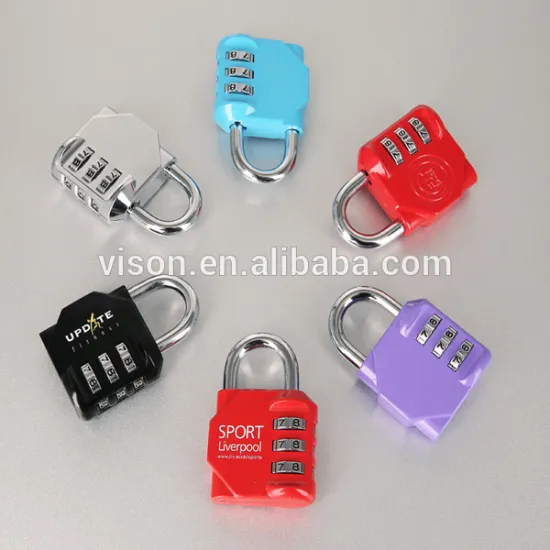Cute small travel luggage lock combination lock security lock in cheap price