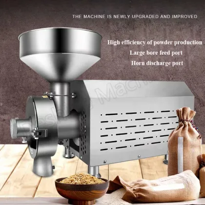 Wheat Flour Mill Machine: Commercial Grains Grinding and Spice Milling Equipment
