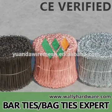 China supplier low price factory hot sales 16 gauge Double loop tie wire bar ties