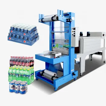 Sleeve Type PE Film Packaging Machine for Juice/Water Bottles/Cans for Sale
