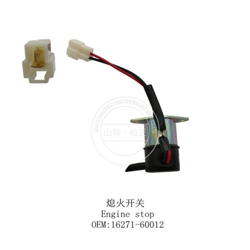 Stop solenoid valve 16271-60012 for Kubota KX41-2 KX61-2