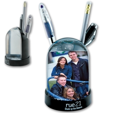Promotional Gift Pencil Cup Snow Globe (51012)