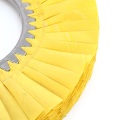 Z-shaped polishing wheel polishing metal