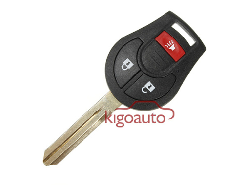 Remote key 2 button with panic 315Mhz CWTWB1U751 for Nissan Cube