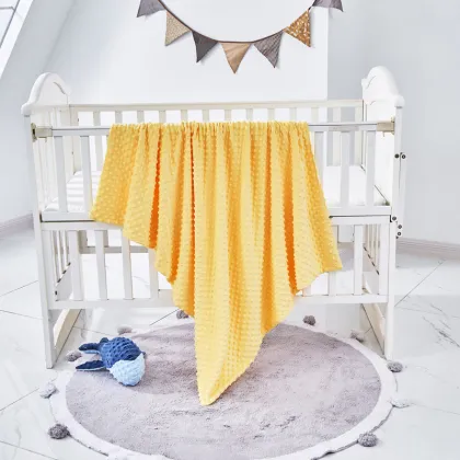 Children's quilt pure cotton wrinkled gauze bean quilt