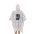 6p pvc rain poncho with logo